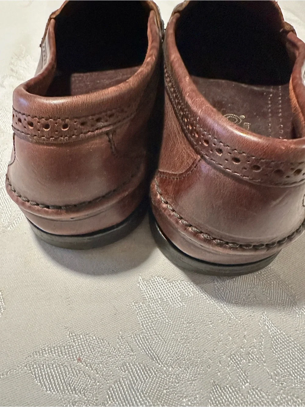 Capezio Brown Leather Penny Loafers
